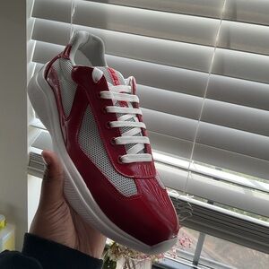 Prada Red Americas Cup Shoe